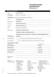 Standardform ANBI 2023